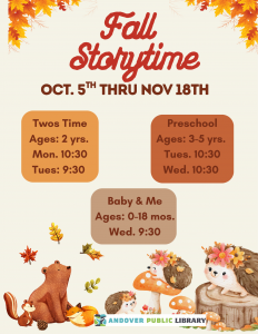 Fall storytime APL