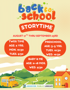 back to school storytime