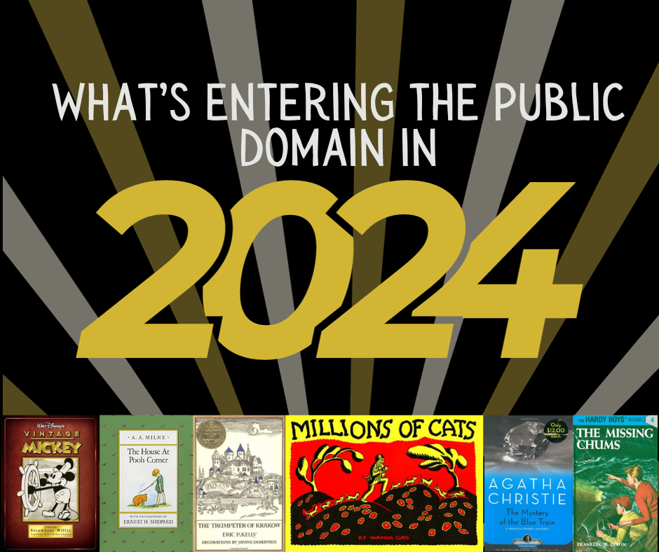 What is entering Public Domain in 2024? Andover Public Library