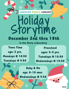 Holiday Storytime Flyer 2024